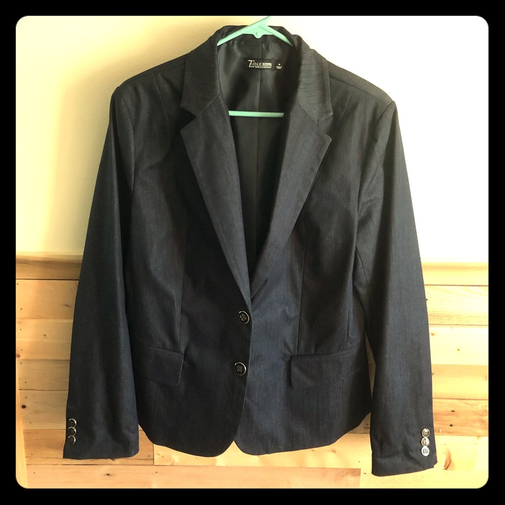 Dress denim blazer